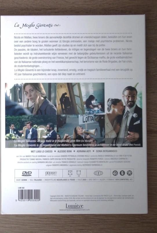 dvd La mejor juventud I & II (La mejor juventud) – photo 2